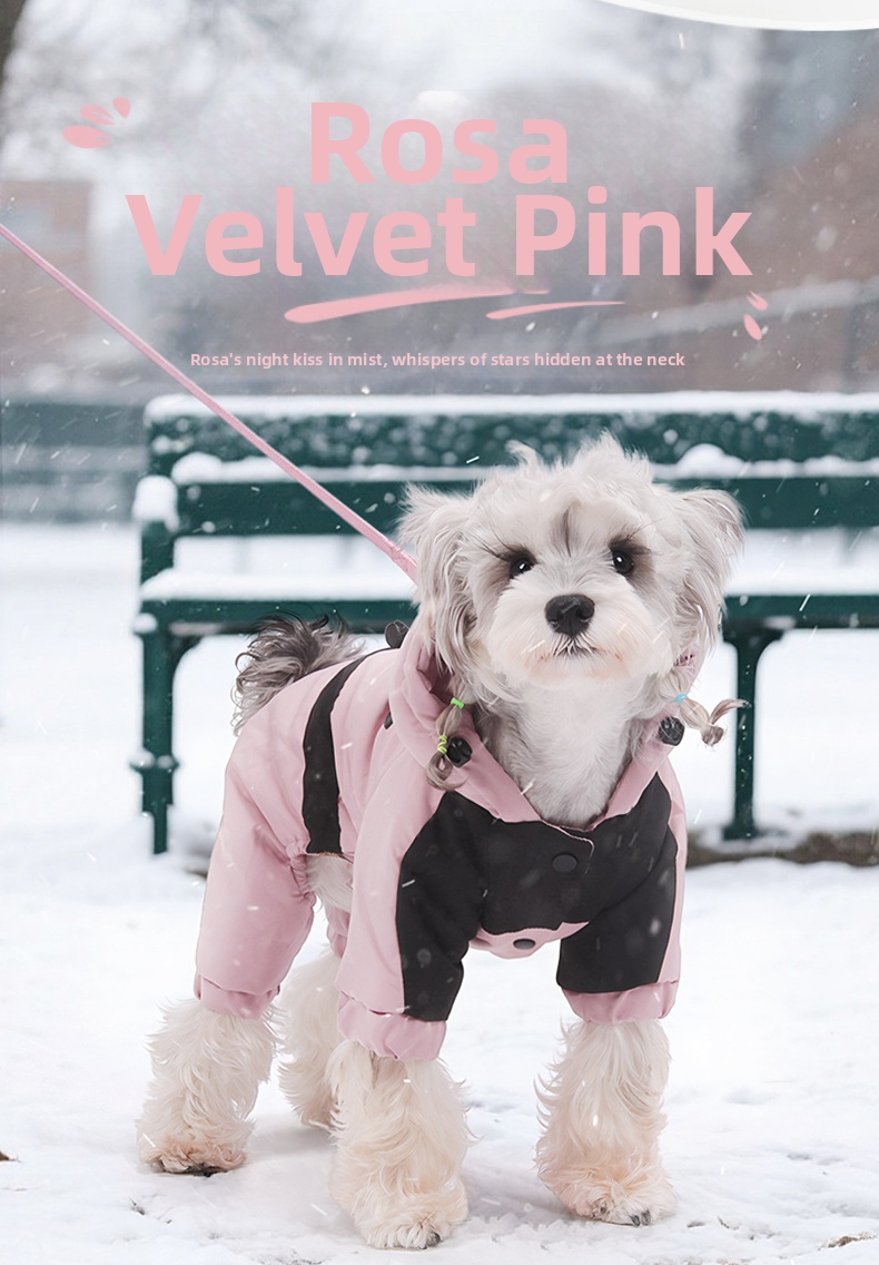 Sudadera con capucha para perro abrigo de invierno acolchado_voghion.com