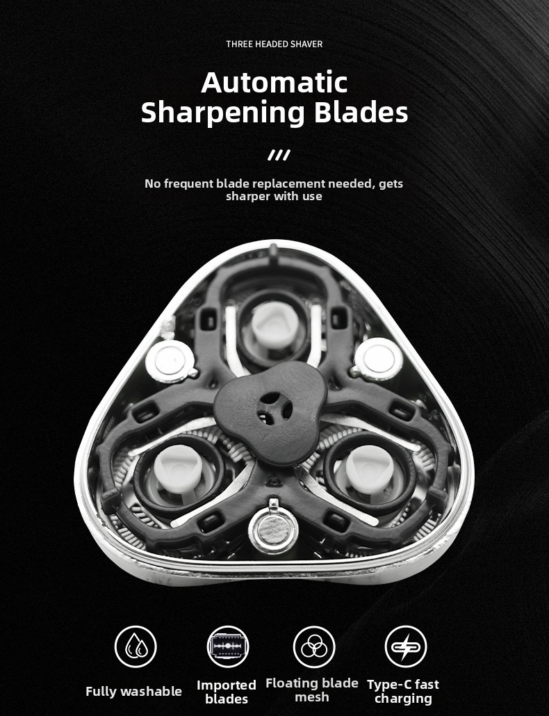 Elektrisch scheerapparaat voor heren draagbare mini trimapparatuur_voghion.com