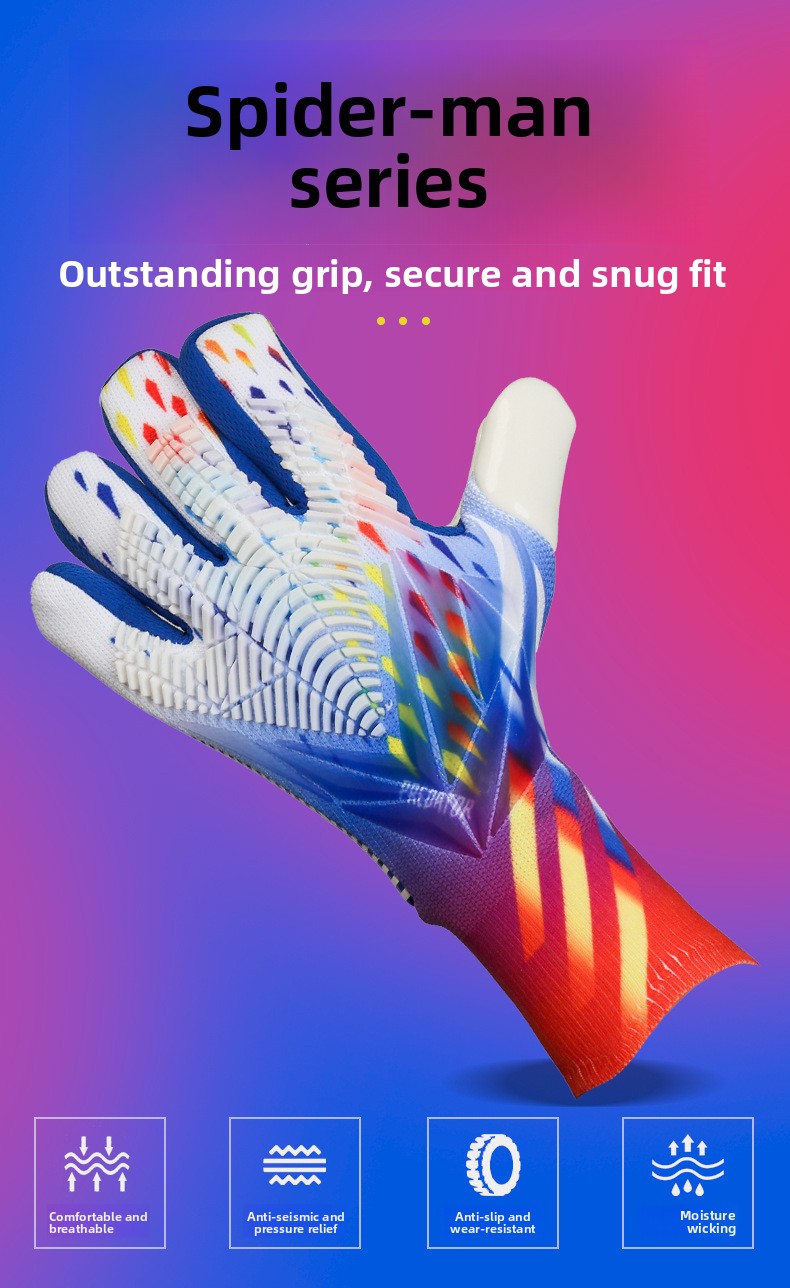 2026 Falcon Martinez Goalkeeper Gloves Football Goalkeeper Gloves Advanced Anti Slip Latex Without Finger Protection_voghion.com