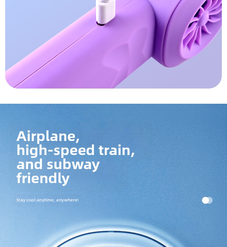 Portable Handheld Fan Usb Rechargeable Mini Desktop Fan For Outdoor_voghion.com