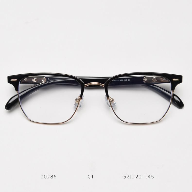 Stylish Unisex Eyewear Frames With Artistic Wood Grain Finish_voghion.com