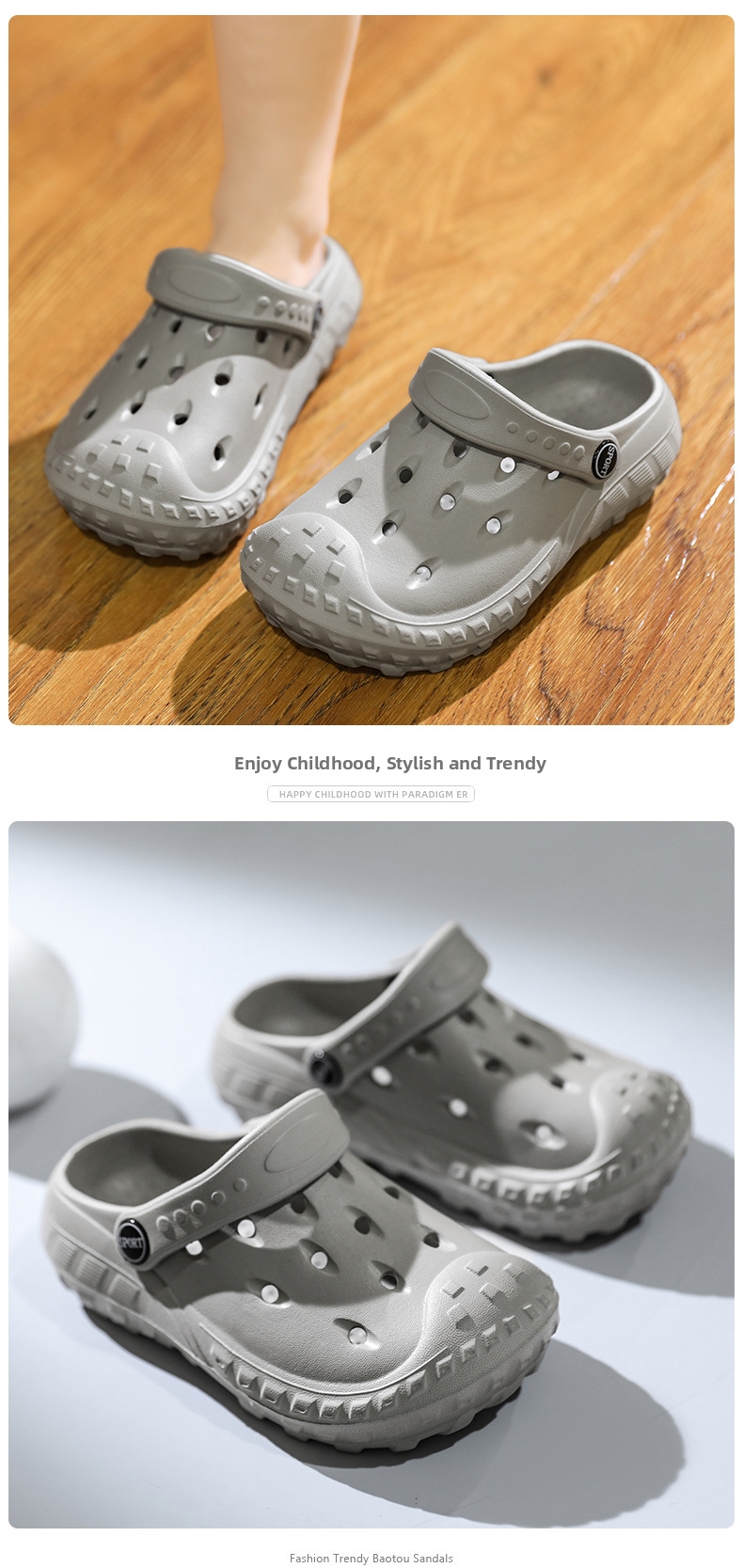 Kinder Clogs Und Hausschuhe Mit Geschlossener Zehenkappe_voghion.com