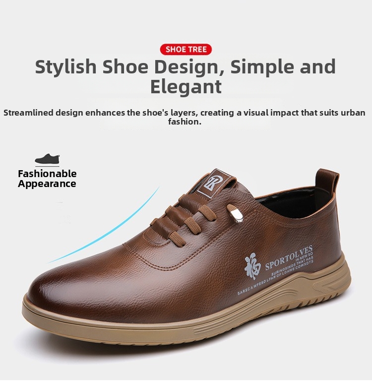 Chaussures en cuir pour hommes, collection printemps 2025, décontractées, à enfiler, semelle souple, confortables, blanches et noires, en microfibre et cuir PU. Directement de l'usine._voghion.com