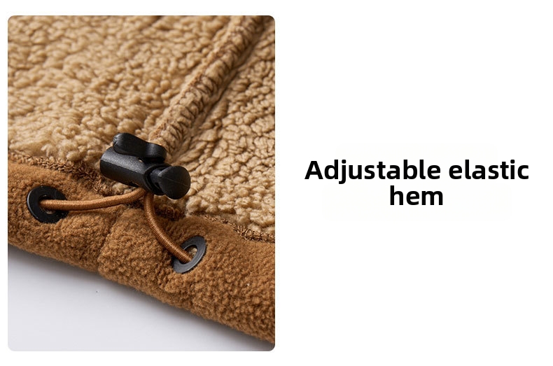 Giacca in pile da uomo con collo a lupetto – cappotto invernale_voghion.com