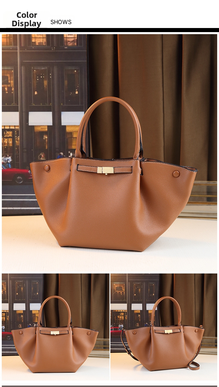 Women's Wing Tote Bag Medium Shoulder Handbag Elegant Pu Leather_voghion.com