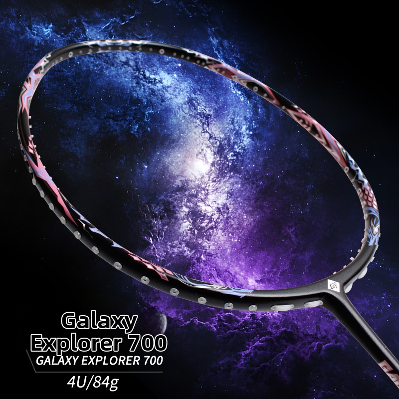 Galaxy 700 Badminton Racket Carbon Fiber Ultralight 4U High Tension Offensive Racket For Men And Women_voghion.com