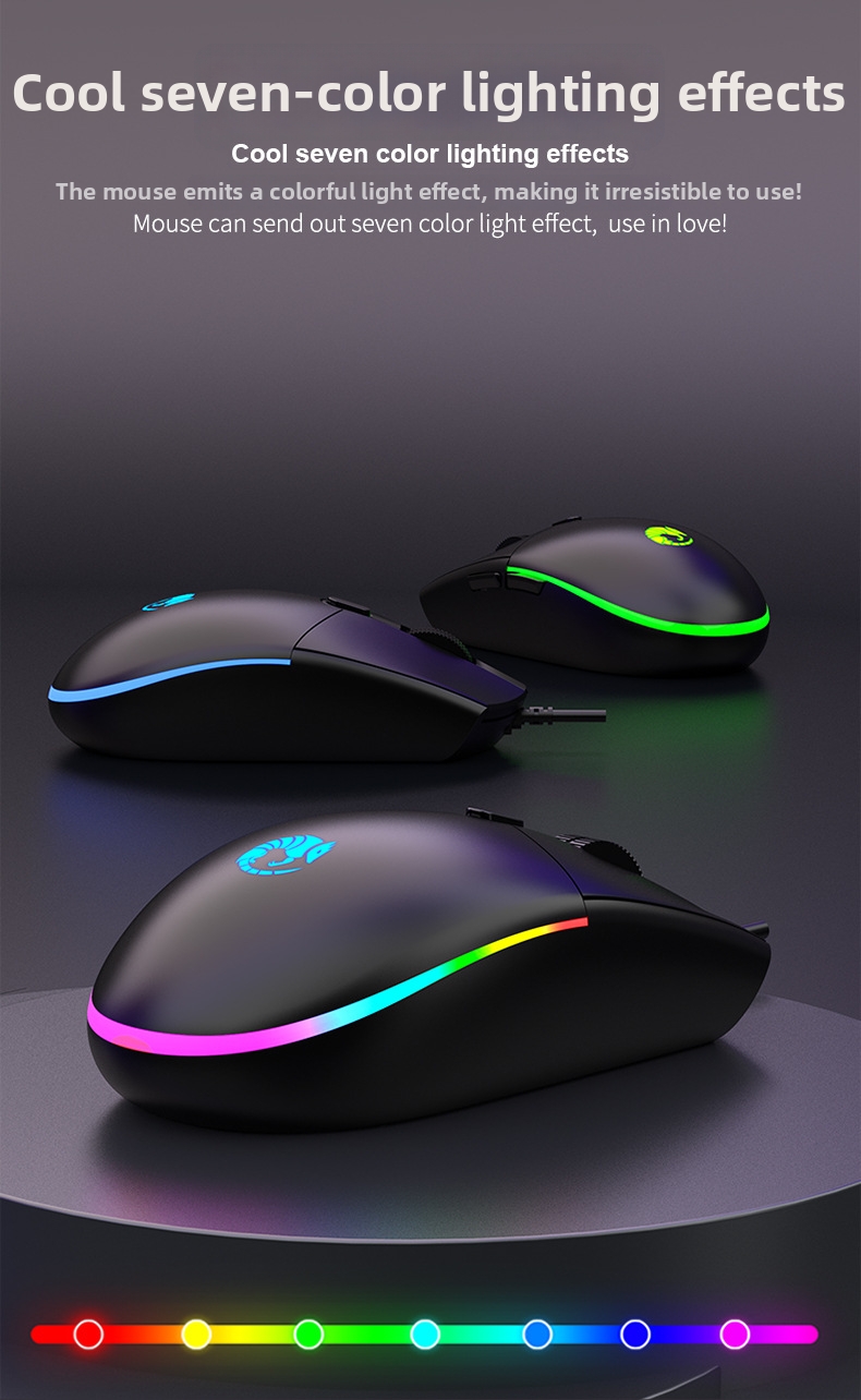 Gaming Mouse With Rgb Backlight And 7 Programmable Buttons_voghion.com