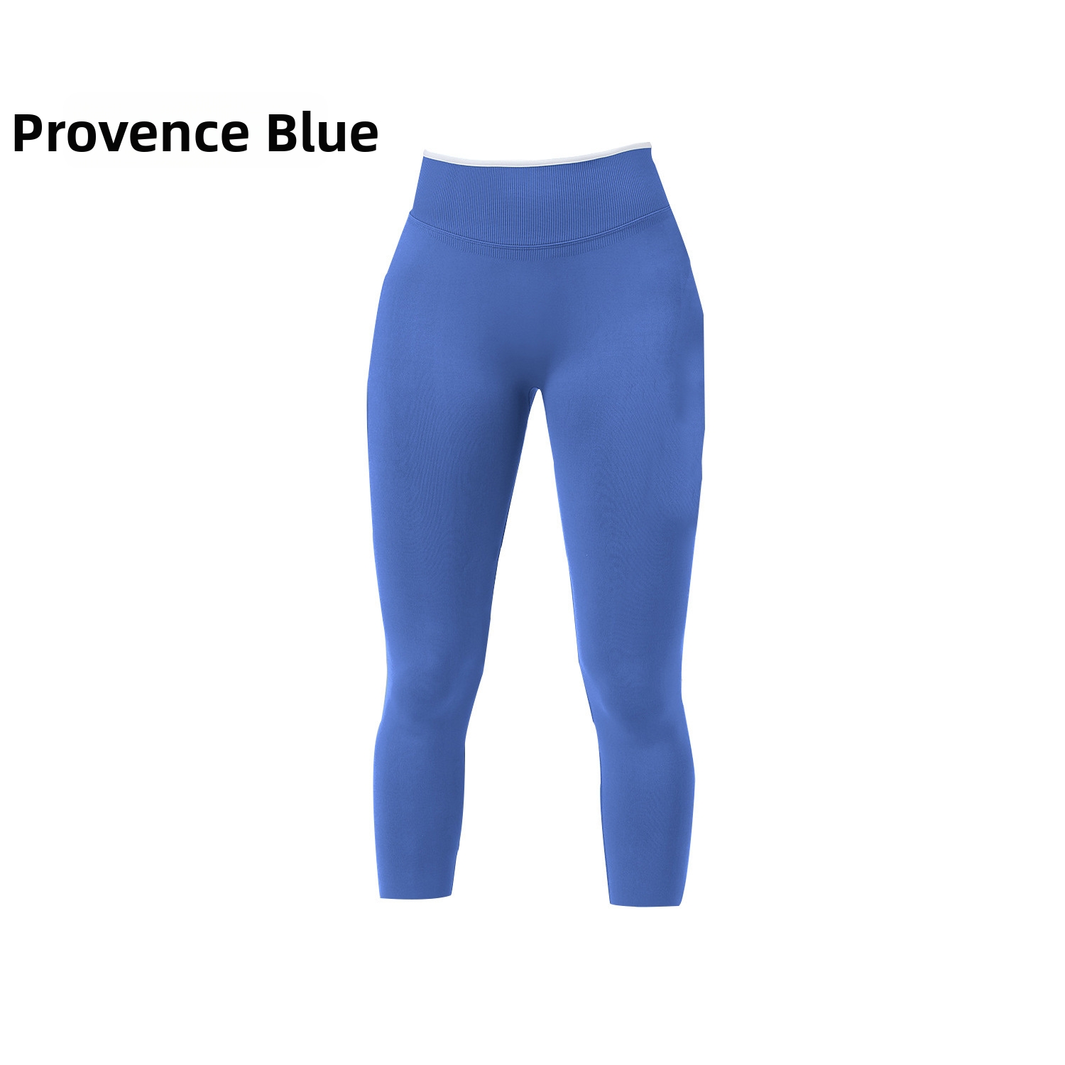 High-Waisted Fitness Yoga Pants Hip Lifting White Trim Moisture Wicking Sports Tights For Women_desvips.com