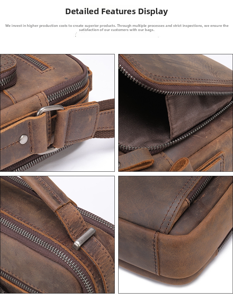 Borsa a tracolla uomo in vera pelle stile vintage retro_voghion.com