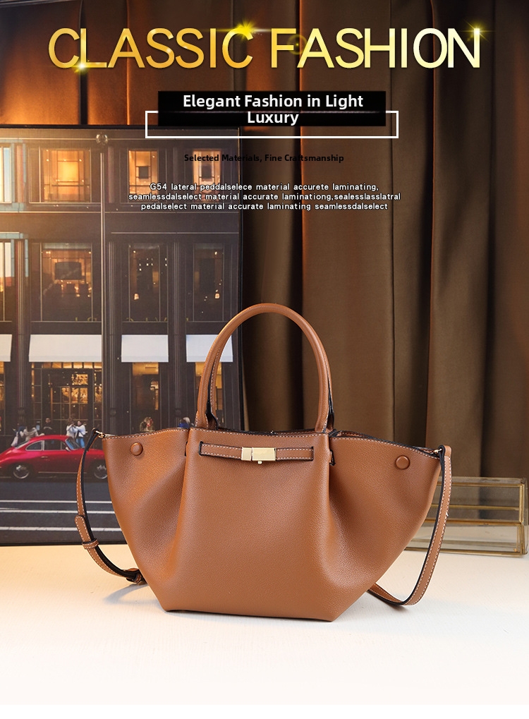 Women's Wing Tote Bag Medium Shoulder Handbag Elegant Pu Leather_voghion.com
