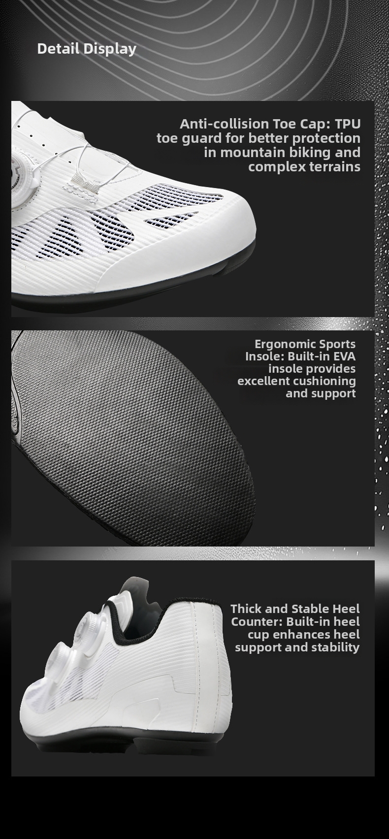 Chaussures de vélo professionnelles pour route et vtt_voghion.com