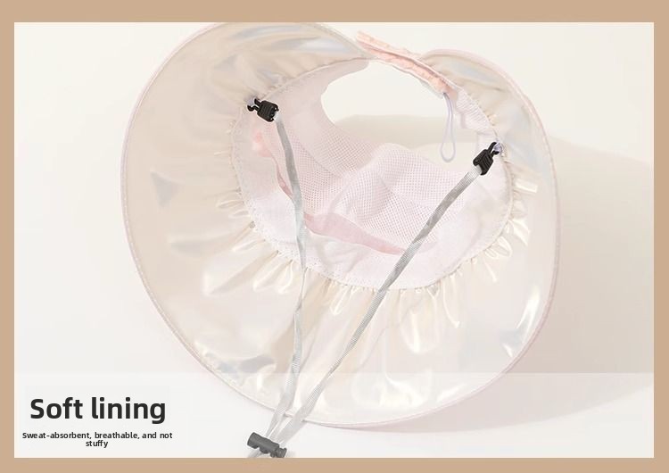 Atmungsaktiver Uv-schutz Sonnenhut Für Mädchen Mit Blumenmuster_voghion.com