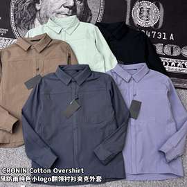 一件代发CRONIN Cotton Overshirt 休闲商务翻领衬衫夹克外套