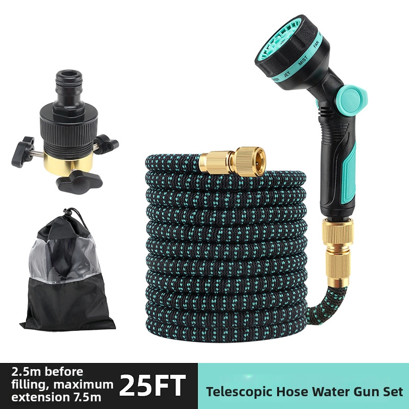 Extendable Water Hose For Garden High Pressure Car Wash Gun Magic Household Sprinkler Flower Watering Landscaping_voghion.com