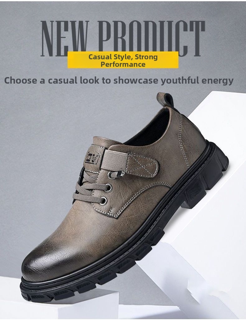 Business casual sko til mænd i åndbart læder stilfulde sko_voghion.com