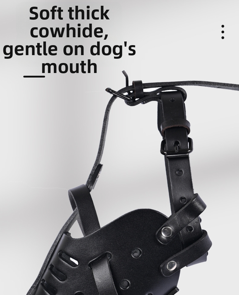 Dog Muzzle Training Supplies Anti Bite Pet Equipment For German Shepherd Muzzle Protector_voghion.com