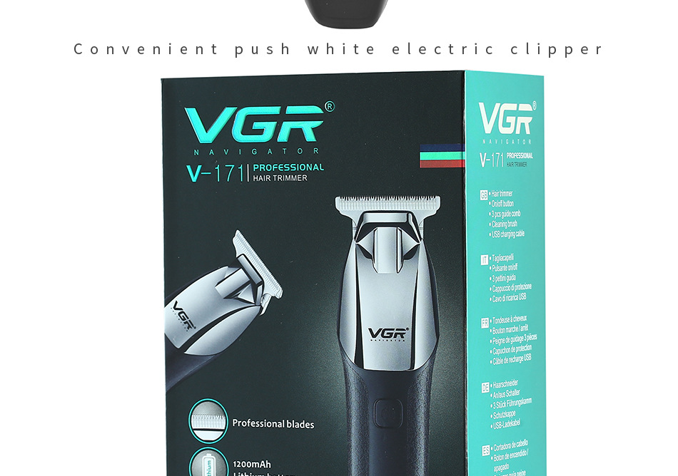 Usb elektrische tondeuse met precisiebladen voor heren_voghion.com