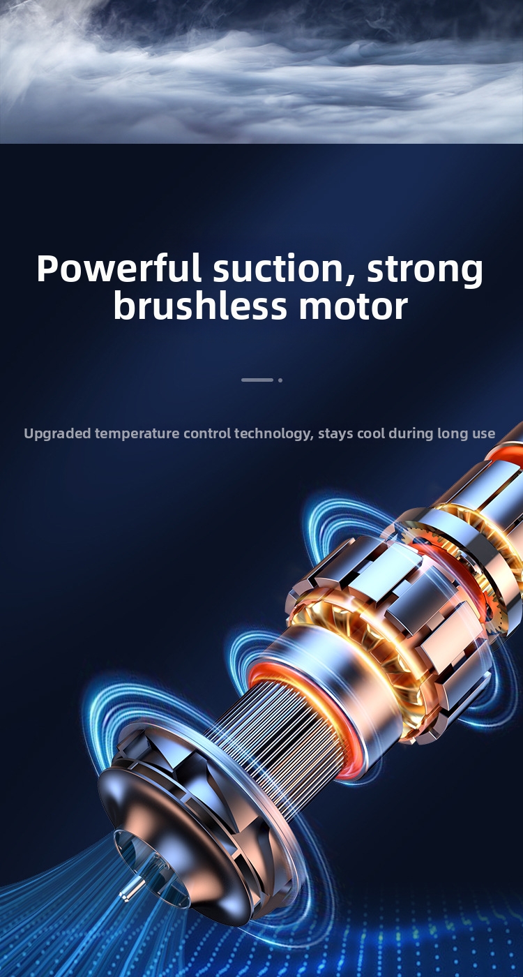 Cordless Car Vacuum Cleaner Portable Handheld High Powered Mini_voghion.com