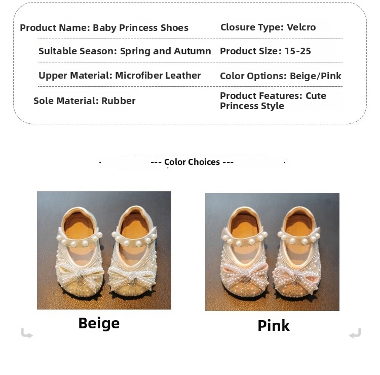 Sapatos de bebé menina com laço para primeiros passos_voghion.com