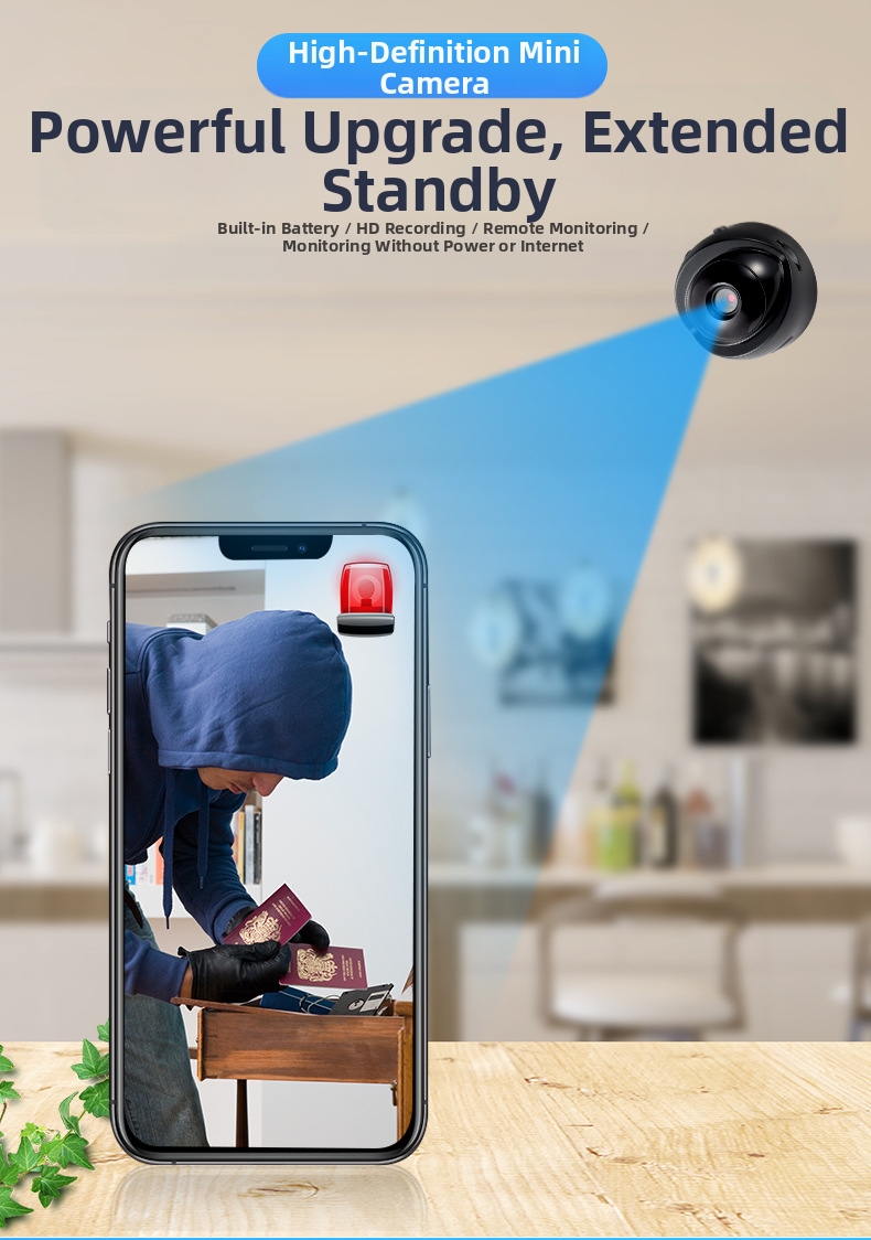 Telecamera di sicurezza wifi per interni ed esterni wireless_voghion.com