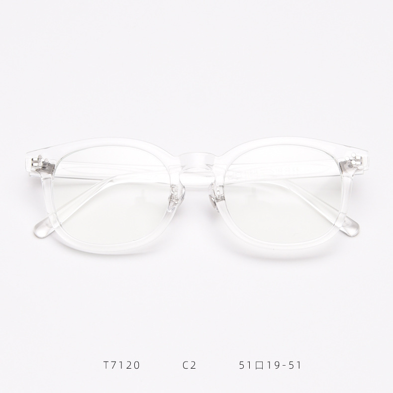 Korean Style Shawn Yue TR90 Eyeglass Frames Artistic Fit Plain Prescription Glasses For Men And Women Influencer Style Myopia Frames_voghion.com