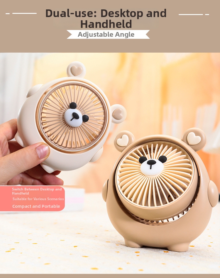 Desktop Usb Fan Rechargeable Portable Cooling Fan For Children_voghion.com