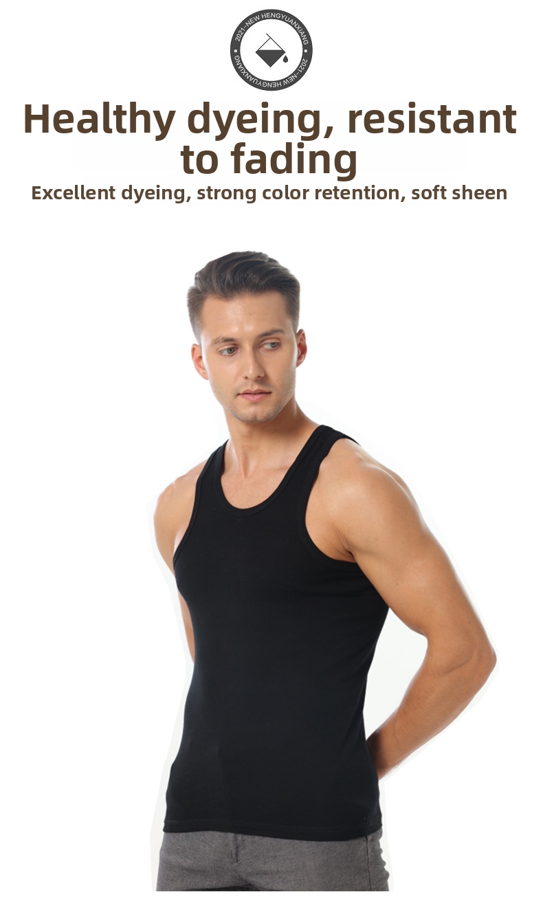 Men's Clothing Men's 100% Cotton Vest For Sports And Fitness Tight Fit Breathable Inner Wear Summer Top For Formal & Casual_viptrois.com