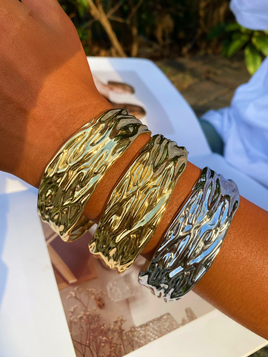 12g Weight Rings, Bangle Classification 1 Piece Quantity Holiday, Daily Occasion Copper Material Geometric Pattern All Seasons Season Women's Gender Mixed Metal, Plating Design Elegant, Classic Style Style Wholesale Jewelry Elegant Classic Style Geometric Copper Mixed Metal Plating Rings Bangle 无