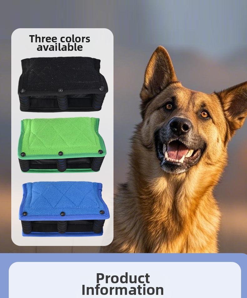 Triangular Target Chew Pillow Dog Training Toy Durable Jute Bite Chew Pillow_voghion.com