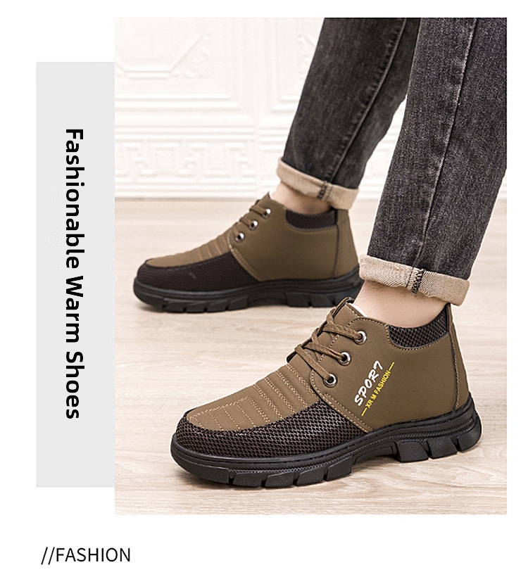 Vīriešu old beijing silti auduma apavi ar flīsa oderi augsti_voghion.com