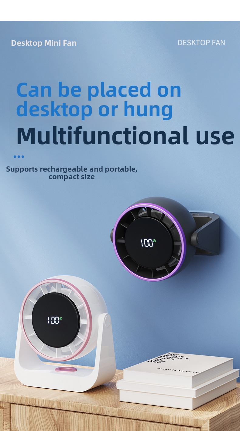 Mini ventilatore da tavolo usb silenzioso per ufficio_voghion.com