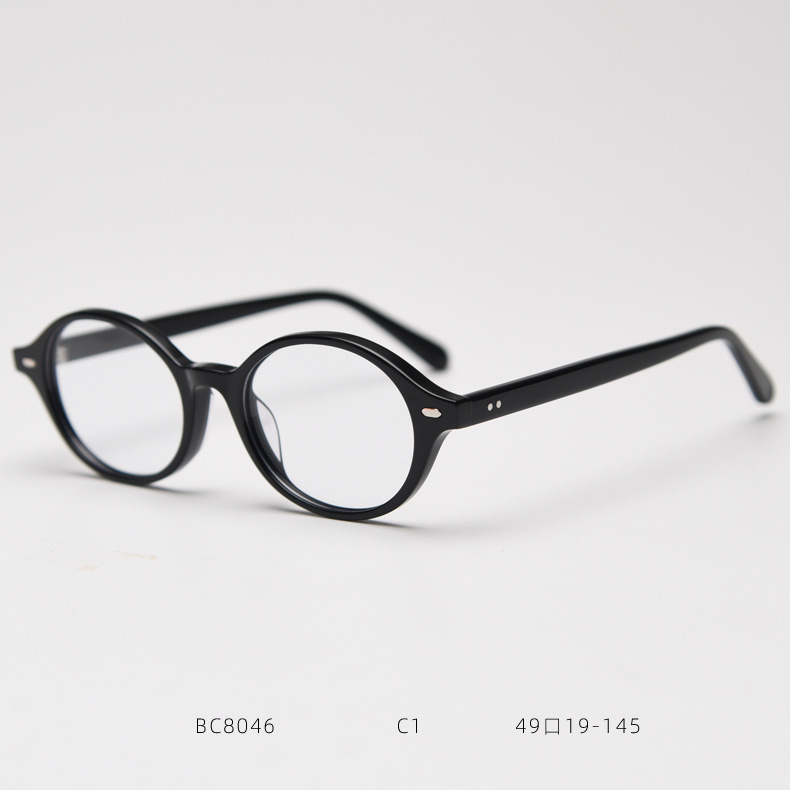 Small Oval Acetate Eyewear Frames For Trendy Men And Women_voghion.com