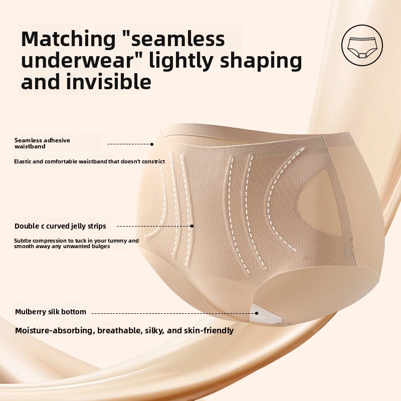 Invisible Seamless Bra And Brief Set For Women Soft Support_voghion.com