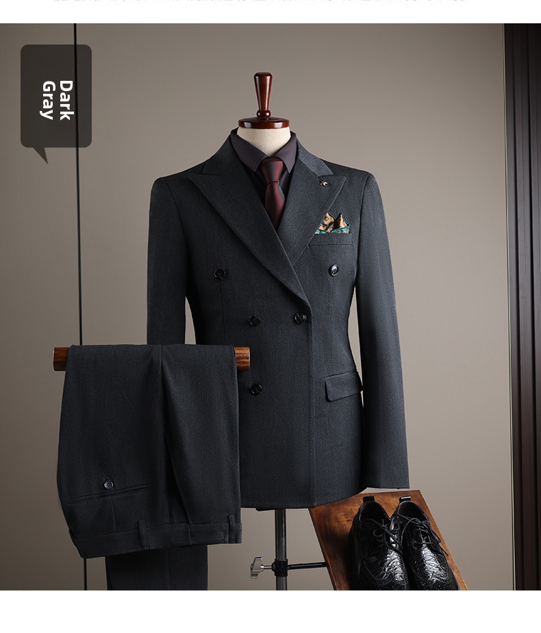 Stilig slim fit herrkostym för bröllop och business_voghion.com
