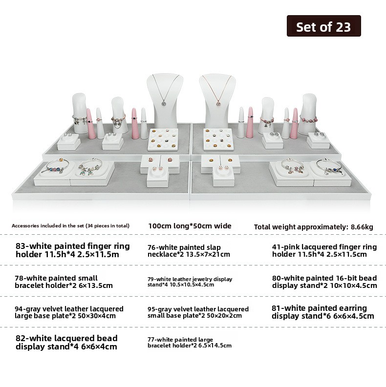 A028- (71-41) Grey Velvet Skin Paint Set (Xuyue) details page _2