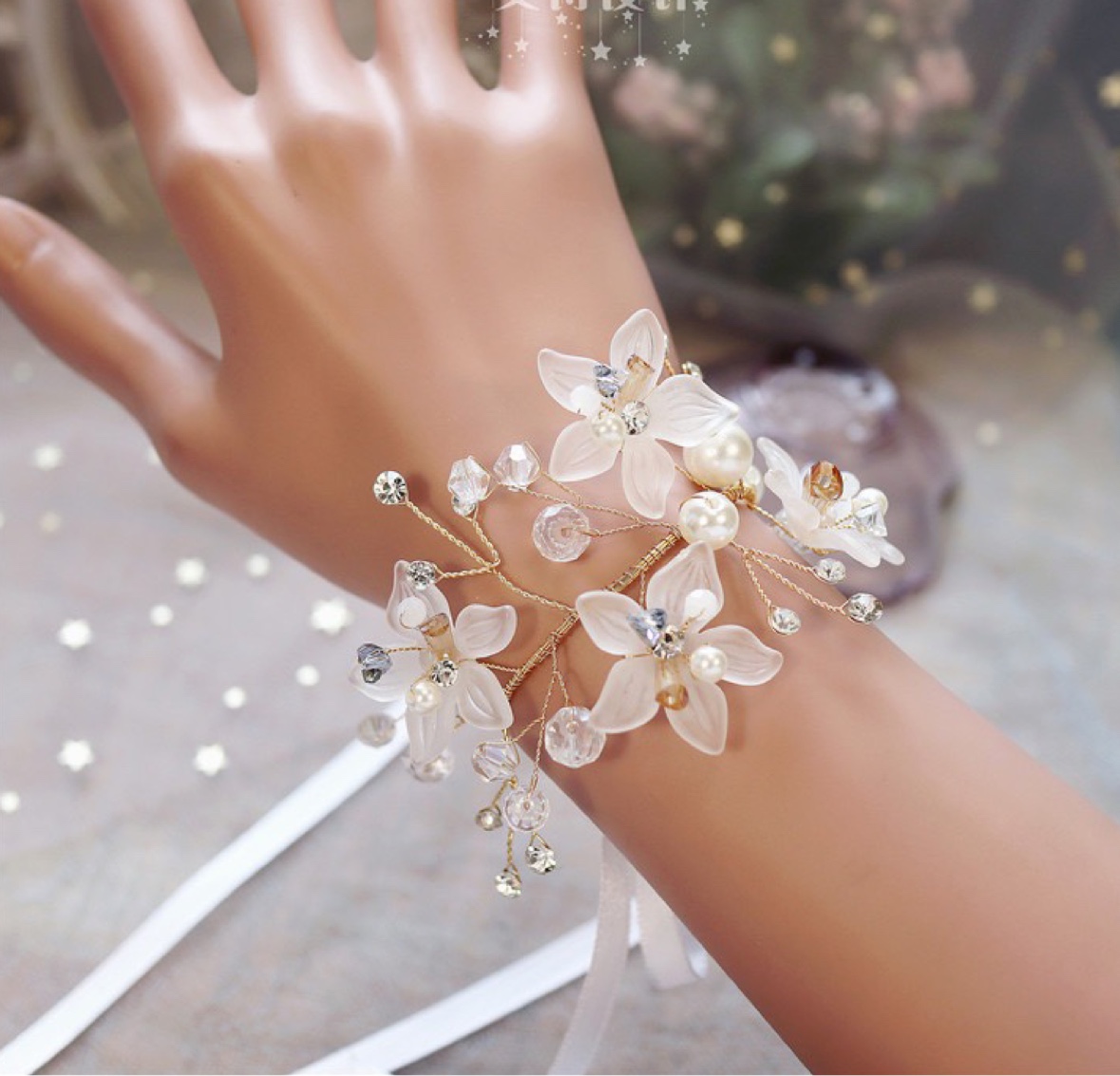 478 목련 꽃잎 리본 스타일