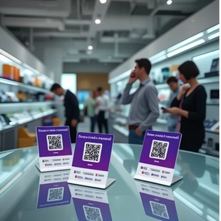 Табличка NFC из ПВХ на заказ