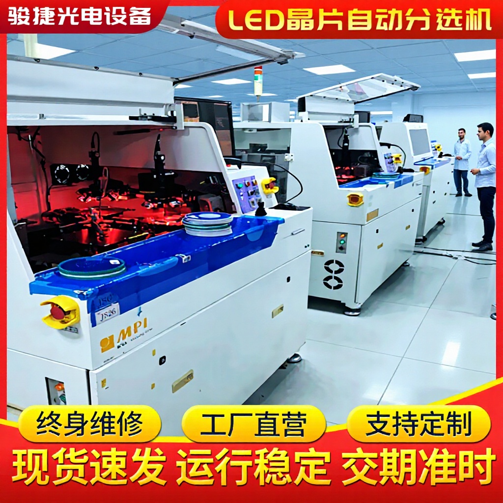 台湾MP1二手芯片分类机自动LED晶片分选与叠片 稳定 成色