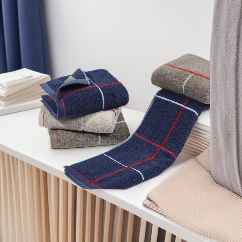 Self-produced and sold long high-rise bath towel pure cotton household face water absorption lint-free soft cotton household