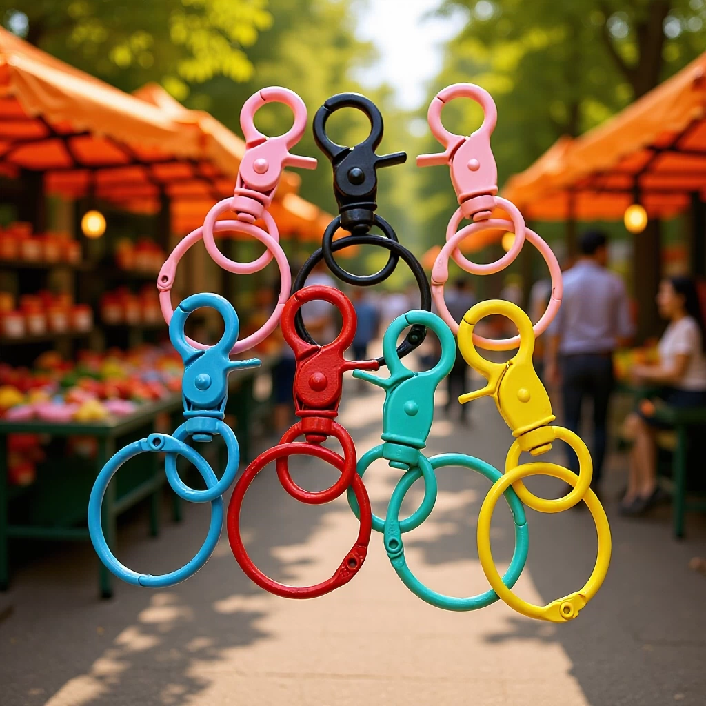 Цветные зажимы и держатель для ключей обжаренные краски брелок для ключей