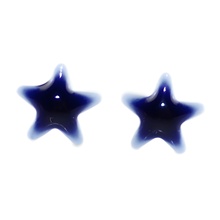 可爱小星星mini耳钉创意色泥陶瓷森系耳钉日韩时尚小清新耳饰饰品