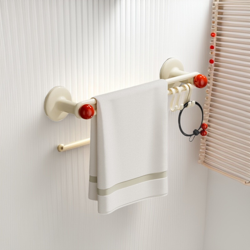 Towel Hook One-row Toilet Door Rear Towel Hanging Rod Punch-free Strong Load-bearing Viscose Seamless Clothes Hook Towel Hook One-row Toilet Door Rear Towel Hanging Rod Punch-free Strong Load-bearing Viscose Seamless Clothes Hook