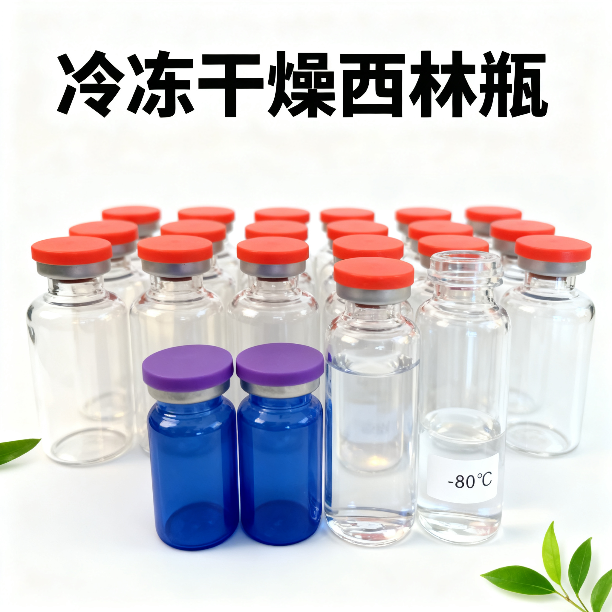 厂家货源 1ml-30ml西林瓶硼硅玻璃 多种用途化学试剂瓶