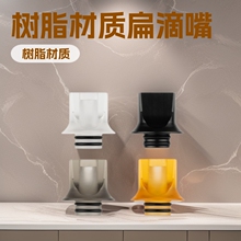 跨境新款滴嘴510扁口吸嘴 510drip tip烟嘴pei材质 扁嘴510滴嘴