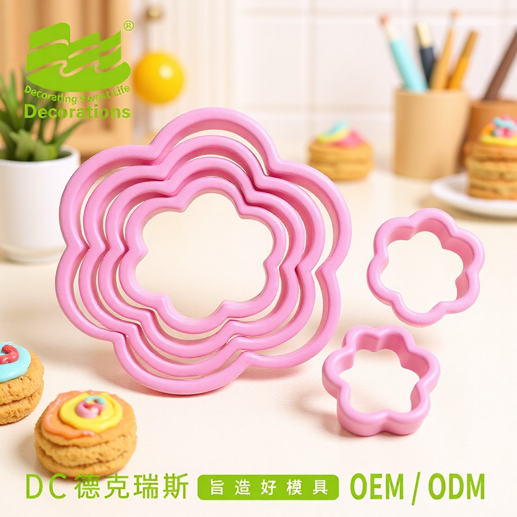Venta caliente transfronteriza Plum biscuit molde fondant molde para hornear molde educación temprana DIY fábrica de juguetes al por mayor
