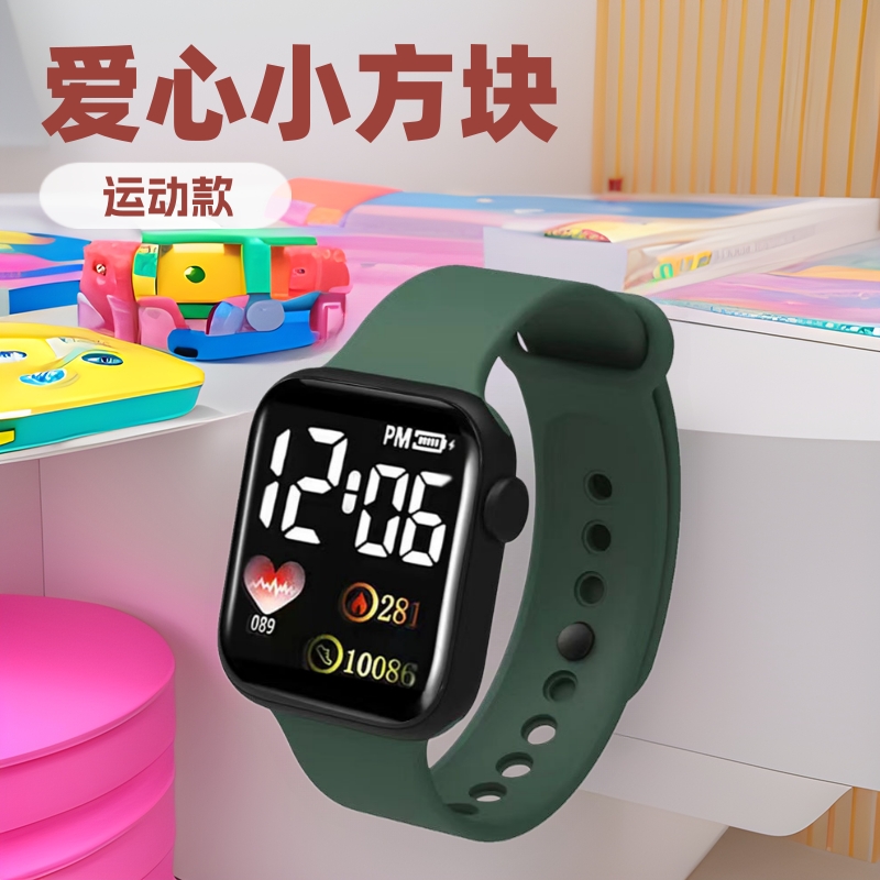 Apple, children's watch, electronic digital watch, for beloved, custom-made, with LED display