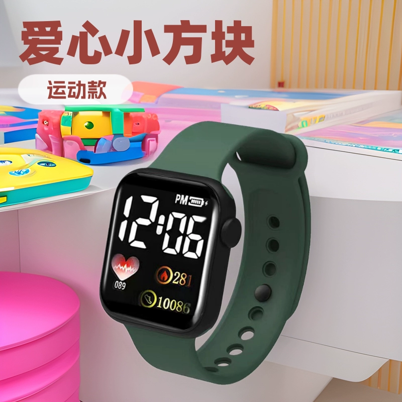 Apple, детские часы, электронные цифровые часы, для любимых, заказные, с LED-дисплеем