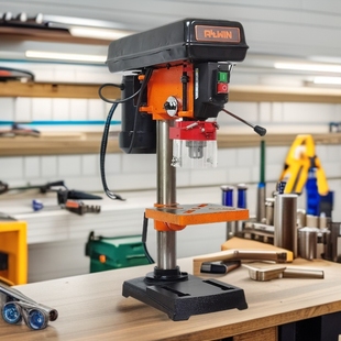 Customized 8-Inch 5-Speed Light Drill Press 13/16mm Chuck Drilling Machine Household Desktop Bench Drill