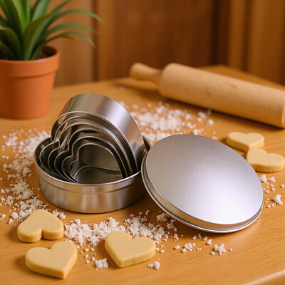 心型饼干模具6件套心型切模不锈钢心形蛋糕模具巧克力模烘焙模具|ms