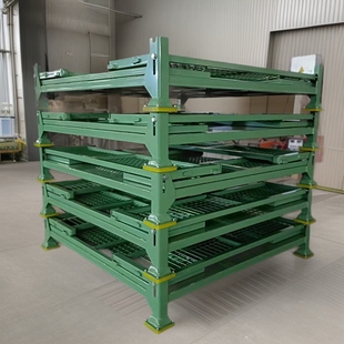 Metal Grid Folding Material Box Heavy Duty Storage Cage Production Manufacturers Factory Direct Sales First Hand Source